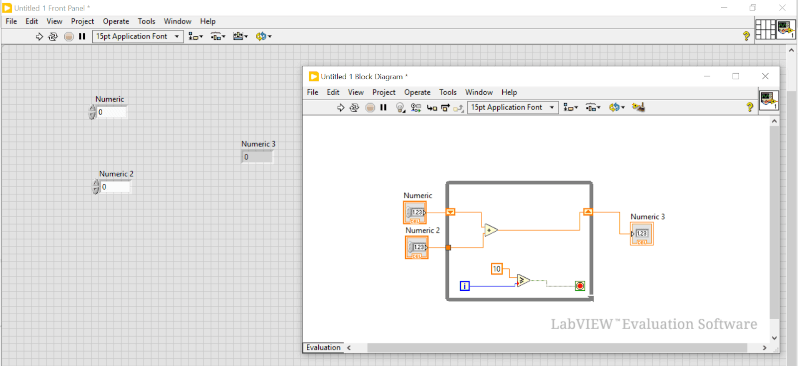 Add a Numeric Indicator