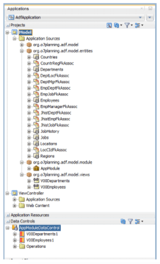Two Modules of ADF Application