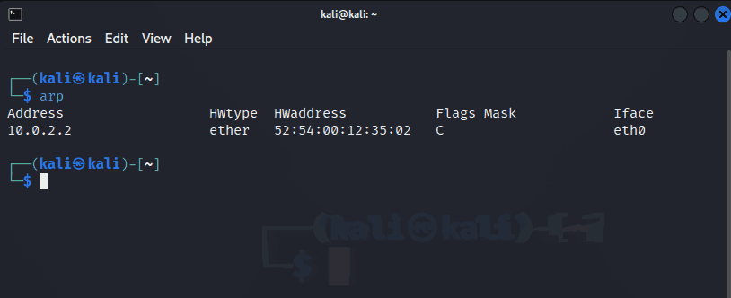 linux networking commands arp