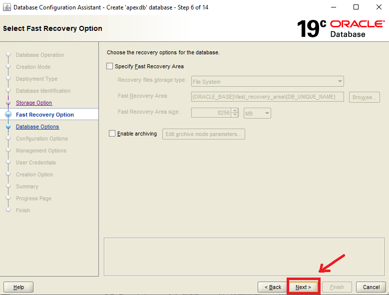 Oracle Apex Database Installation and Configuration 28