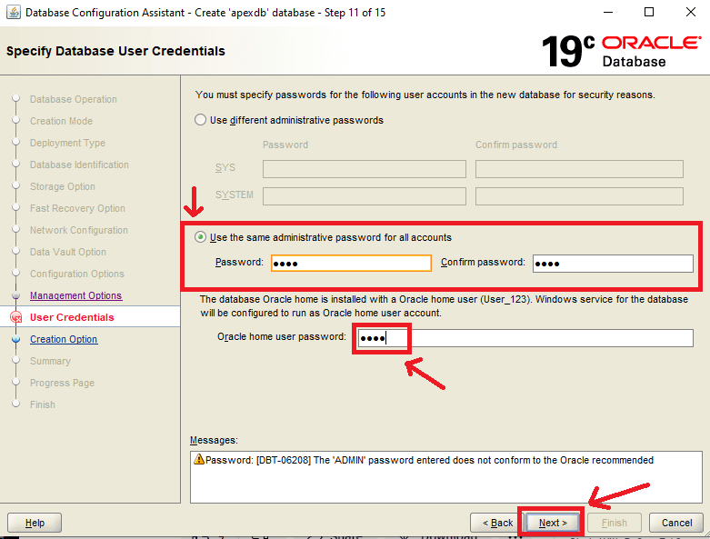 Oracle Apex Database Installation and Configuration 33